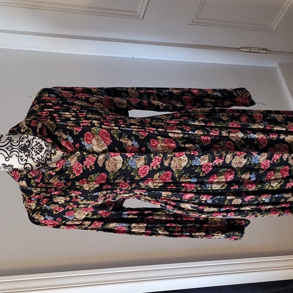 Daiquiri dress floral vintage 70's Cottage Core maxi - Picture 10 of 16